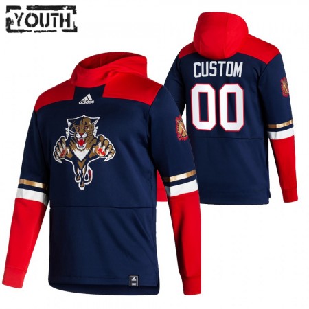 Lapsille NHL Florida Panthers Custom 2020-21 Reverse Retro Pullover Hooded Sweatshirt